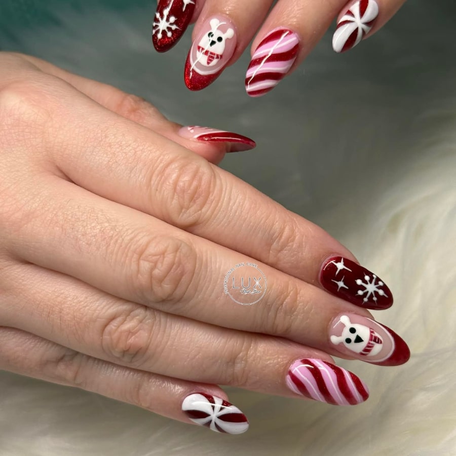 Get Ready for Stunning Christmas Nails at Lux Nail Bar